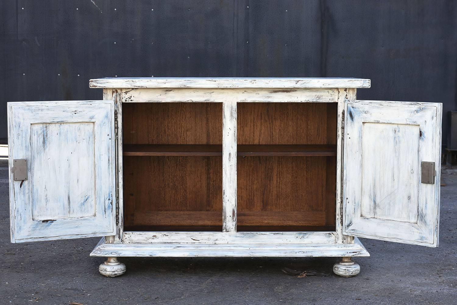 20th Century Antique French Renaissance-Style Painted Buffet