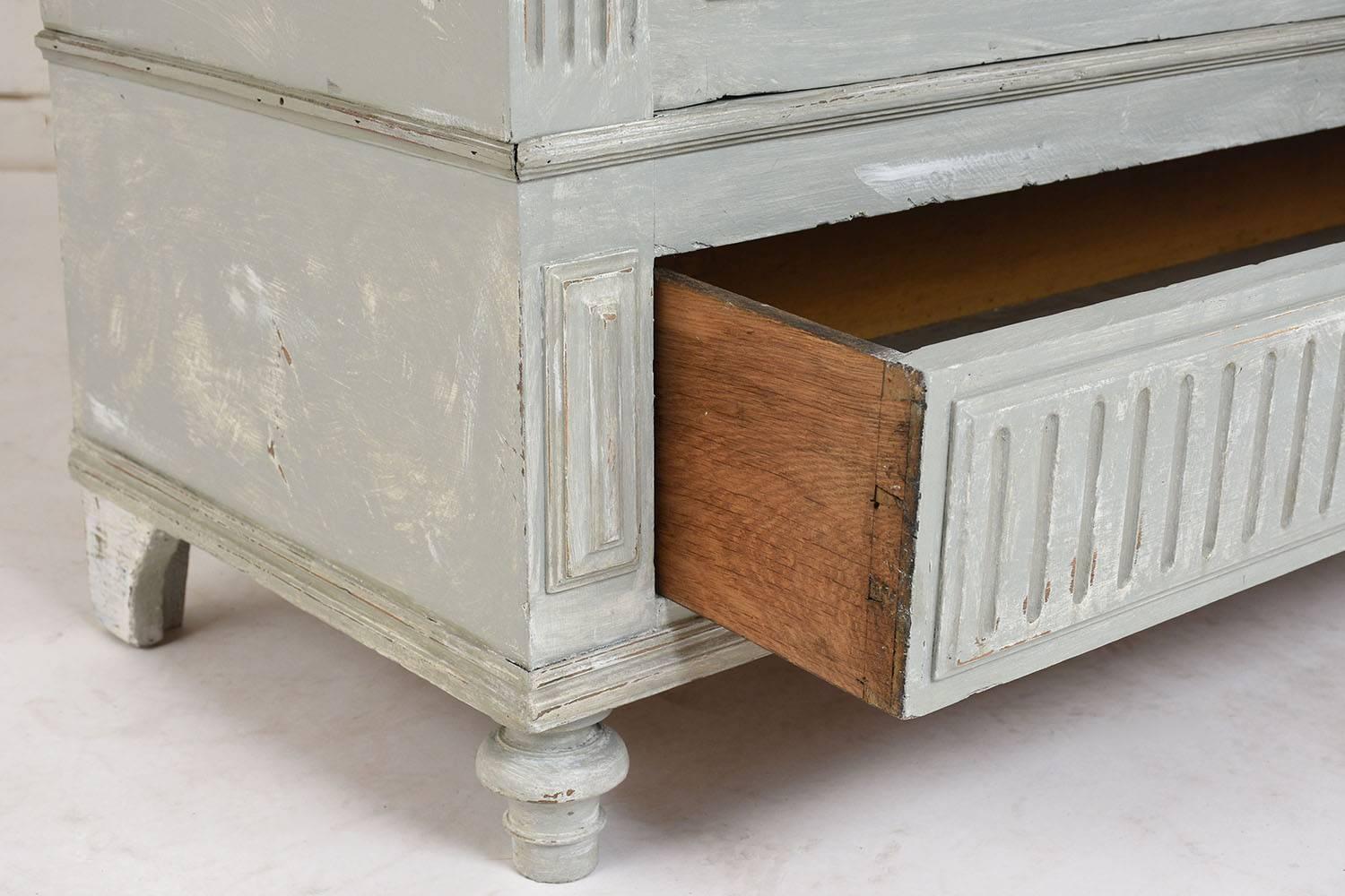French Louis XVI-Style Painted Bookcase 2