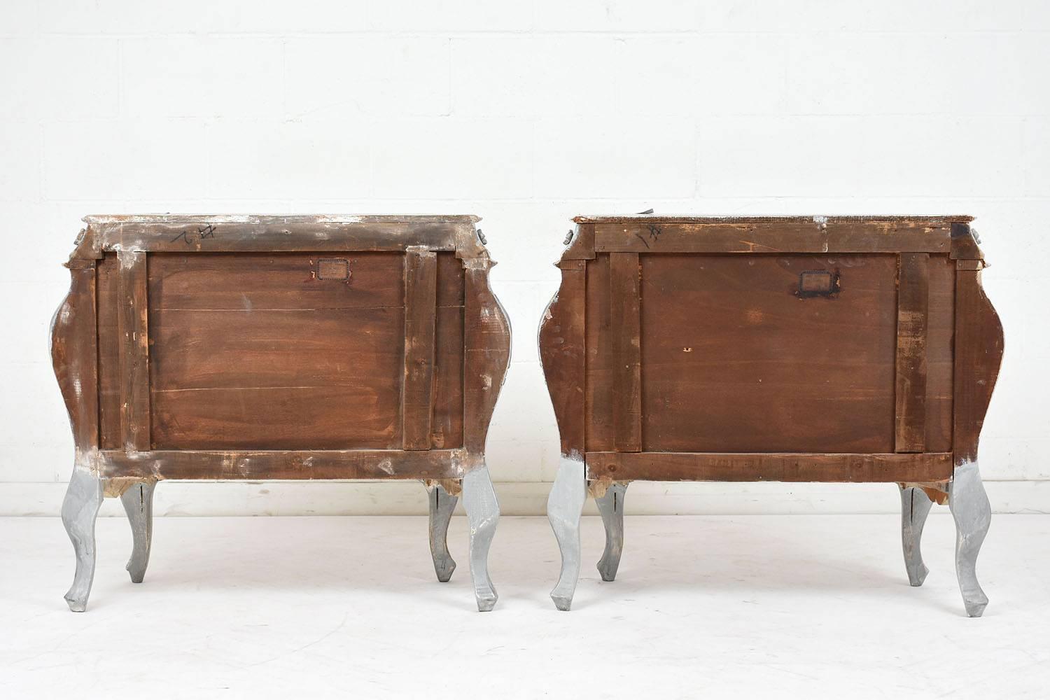 Pair of Louis XV Style Commodes 1