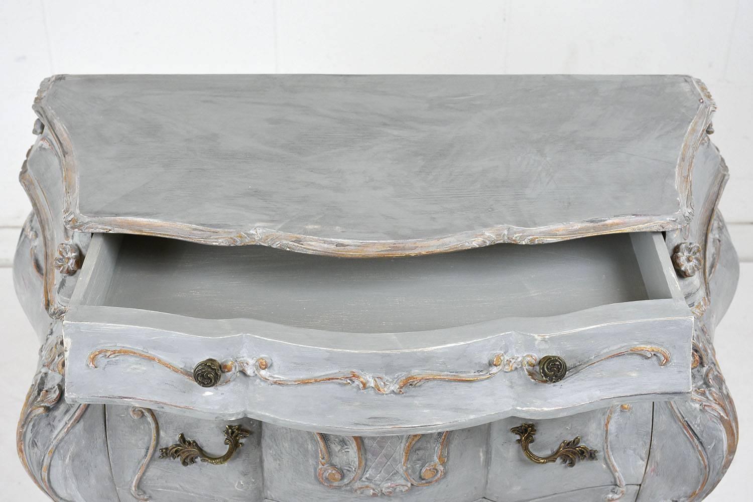 Mid-20th Century Pair of Louis XV Style Commodes
