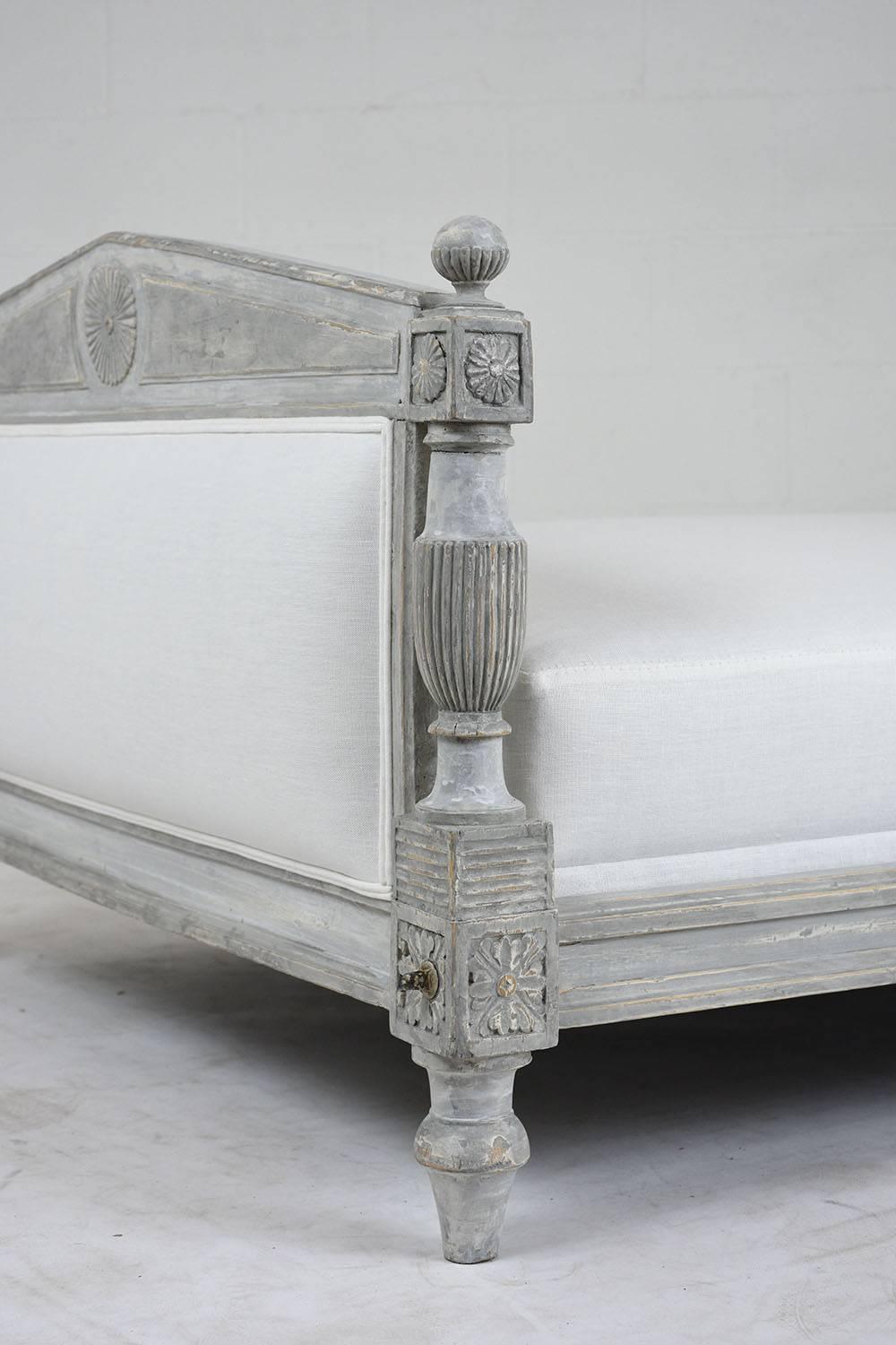 19th Century French Empire-Style Painted Daybed 3