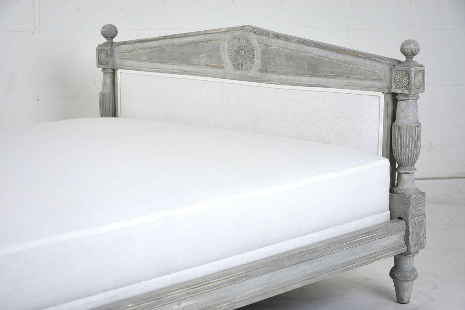19th Century French Empire-Style Painted Daybed 2