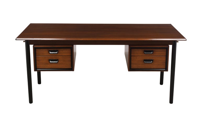 Mid Century Modern Floating Desk For At 1stdibs This 1960s Mid Century Modern Style Floating Desk Is Made From Walnut Wood And
