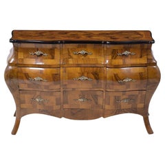 Antique Baroque Burled Commode