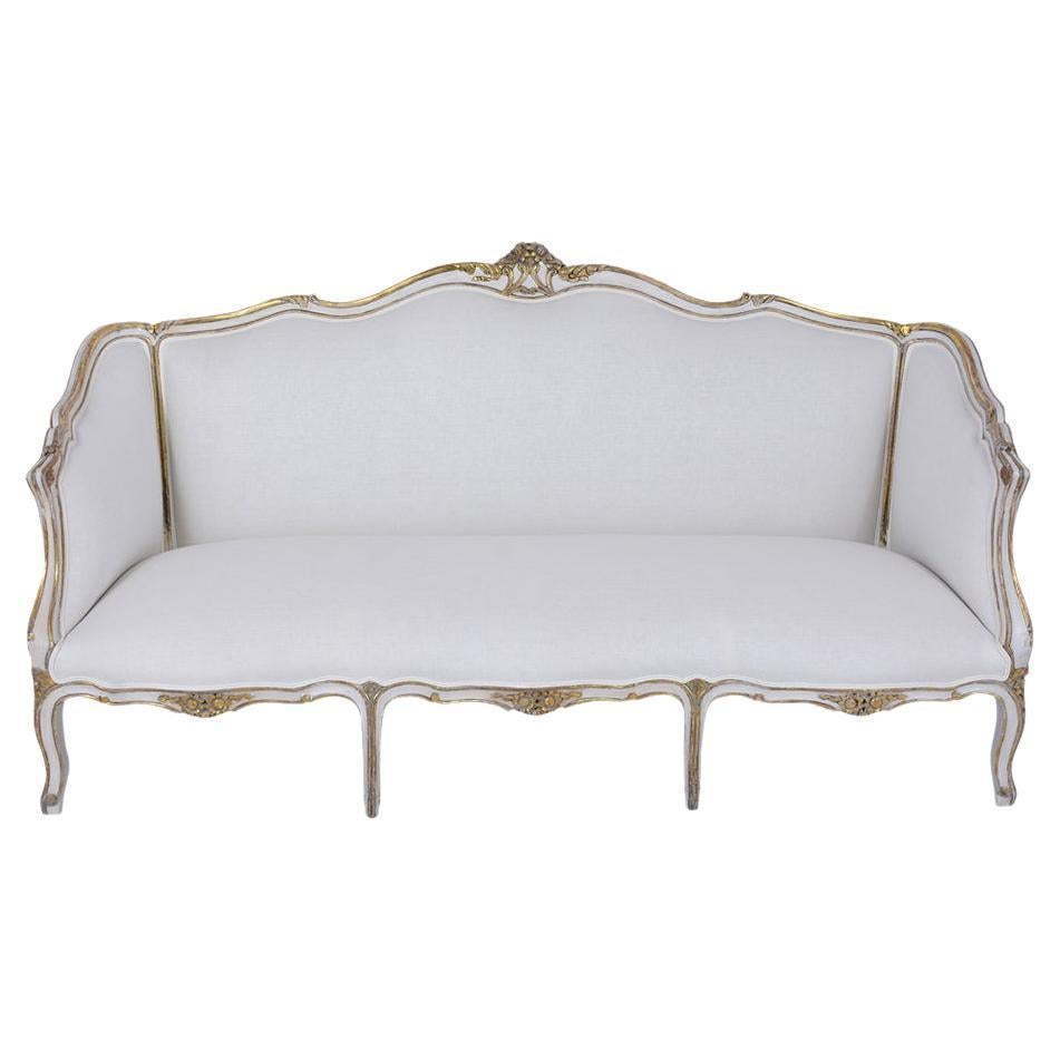 Louis XV Gilt Sofa For Sale