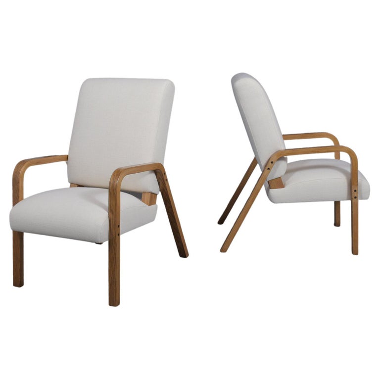 Pair of Thonet Lounge Chairs For Sale