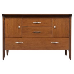 Vintage 1960s Drexel Dark Walnut Dresser - Mid-Century Modern Elegance