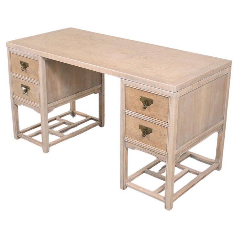 MidCentury Modern Partner Desk For Sale at 1stDibs