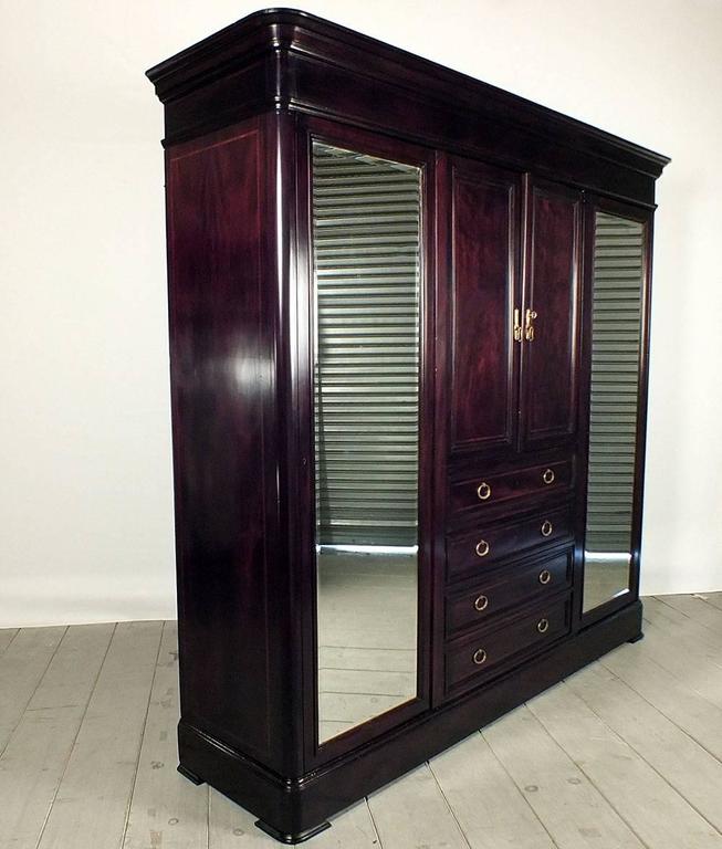 Antique French Large Louis XVI Armoire or Wardrobe For Sale at 1stdibs