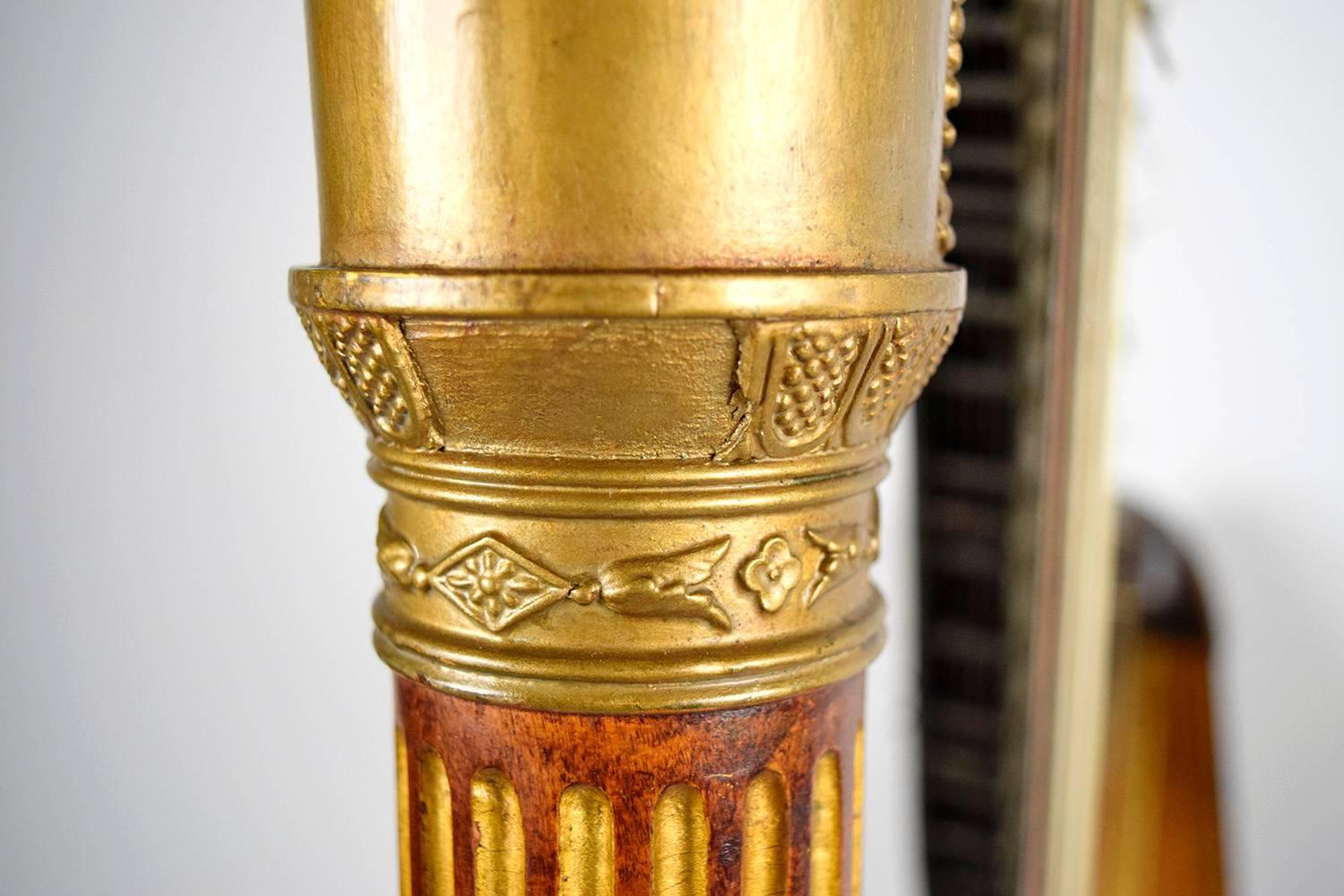 European 19th Century T Dodds London N.582 Musical Harp