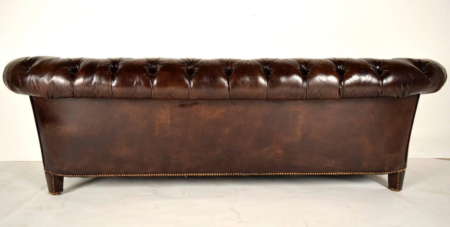 Vintage Chesterfield Leather Tufted Sofa at 1stdibs Vintage Chesterfield Leather Tufted Sofa at 1stdibs