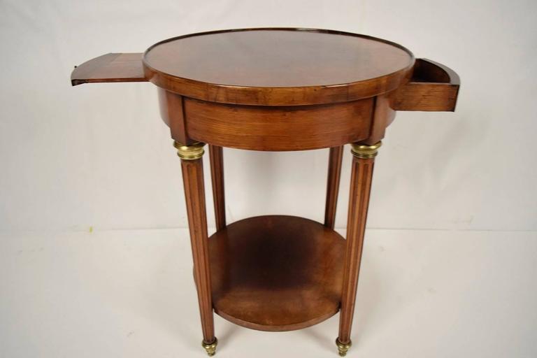 French Louis XVI Round Side Table at 1stdibs