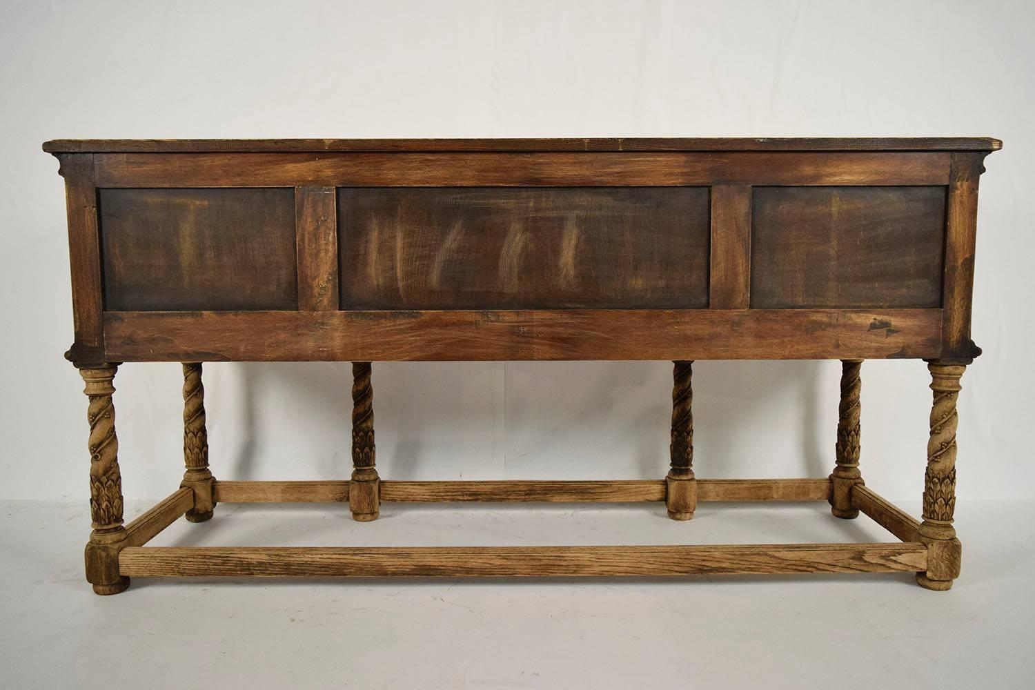 Early 20th Century Antique French Spanish Colonial Style Sideboard