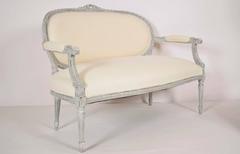 Antique French Louis XVI Settee