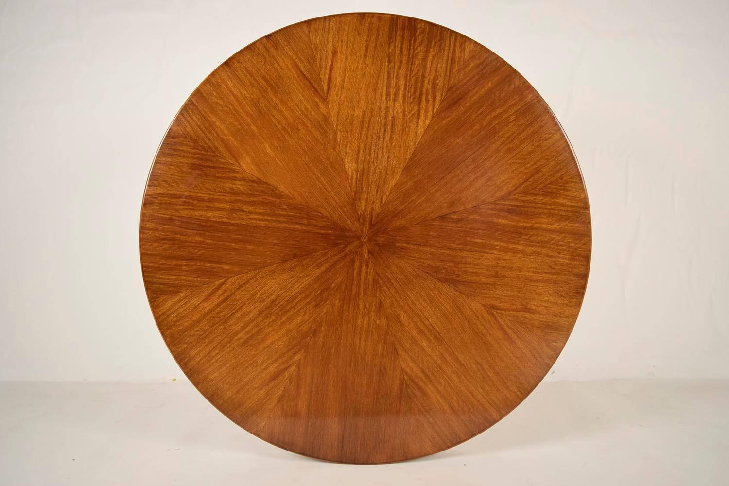 Hand-Carved French Empire Round Center Table