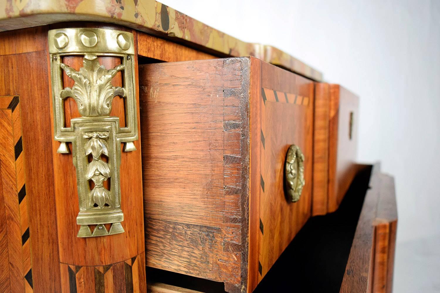 French, 19th Century Louis XVI Inlaid Chest of Drawers 3