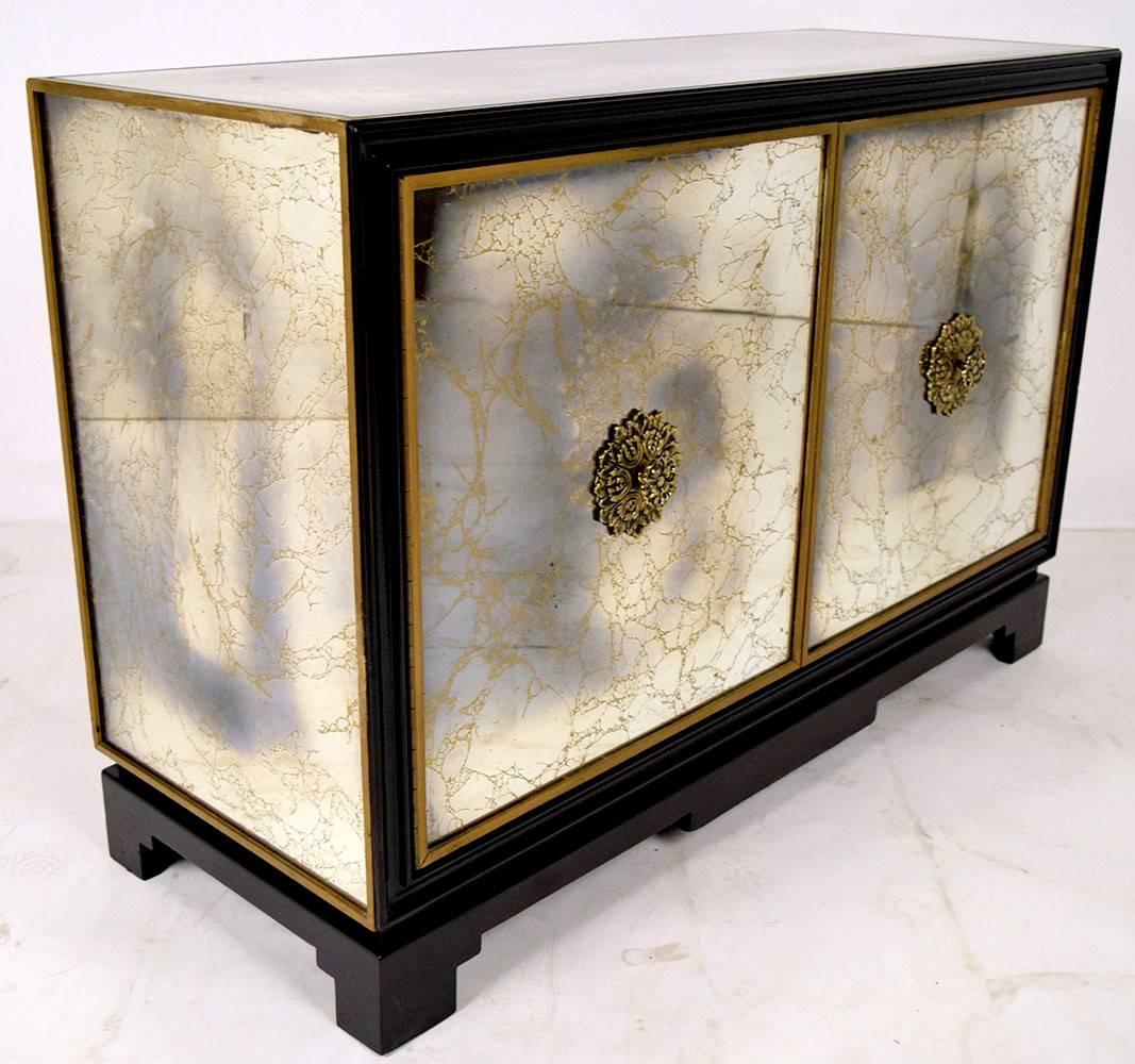 Mid-20th Century Mirrored Sideboard or Credenza, circa 1960s