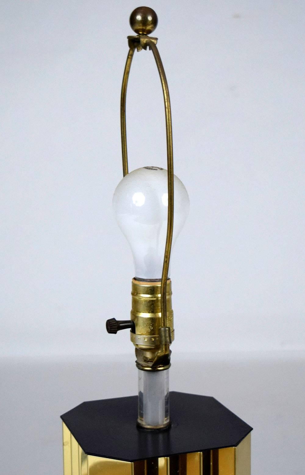 lucite table lamps