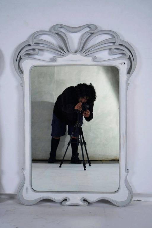 Vintage Pair of RegencyStyle Wall Mirrors For Sale at 1stdibs