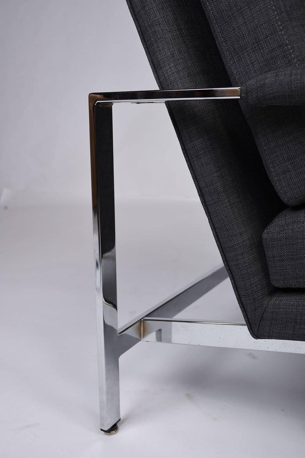 Pair of Mid-Century Modern Milo Baughman Lounge Chairs 1