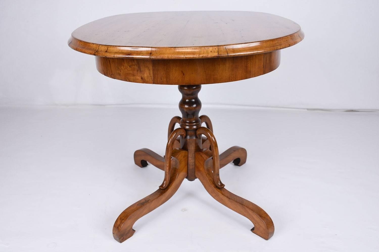 Carved 19th Century French Louis Philippe-Style Centre Table