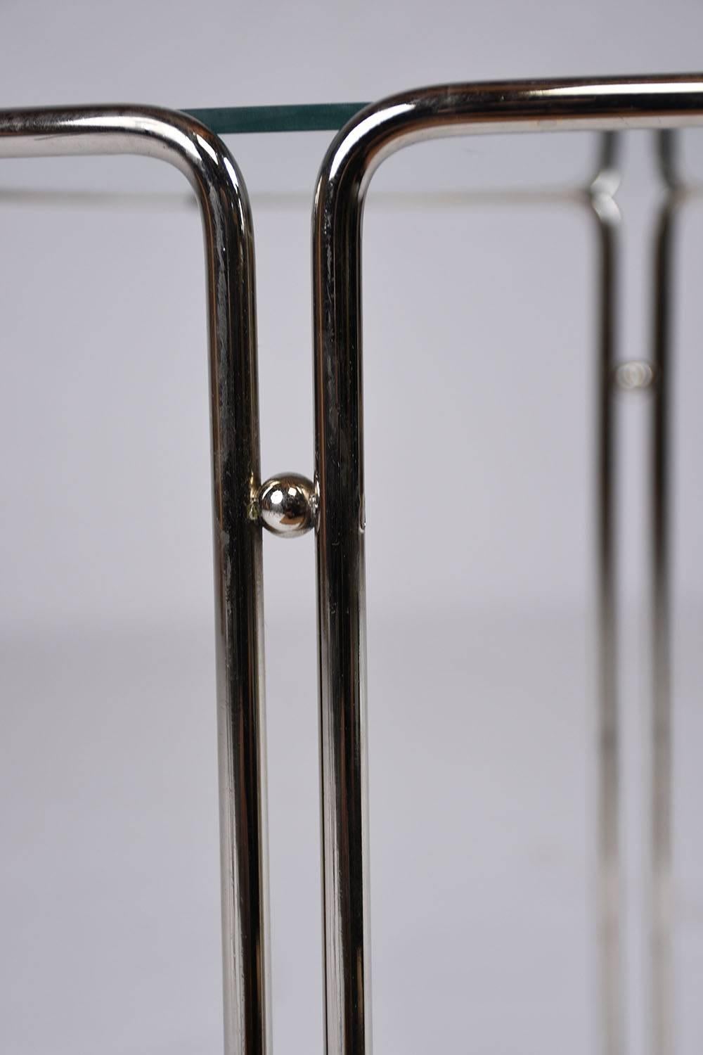 Mid-20th Century Mid-Century Modern Chrome Nesting Tables