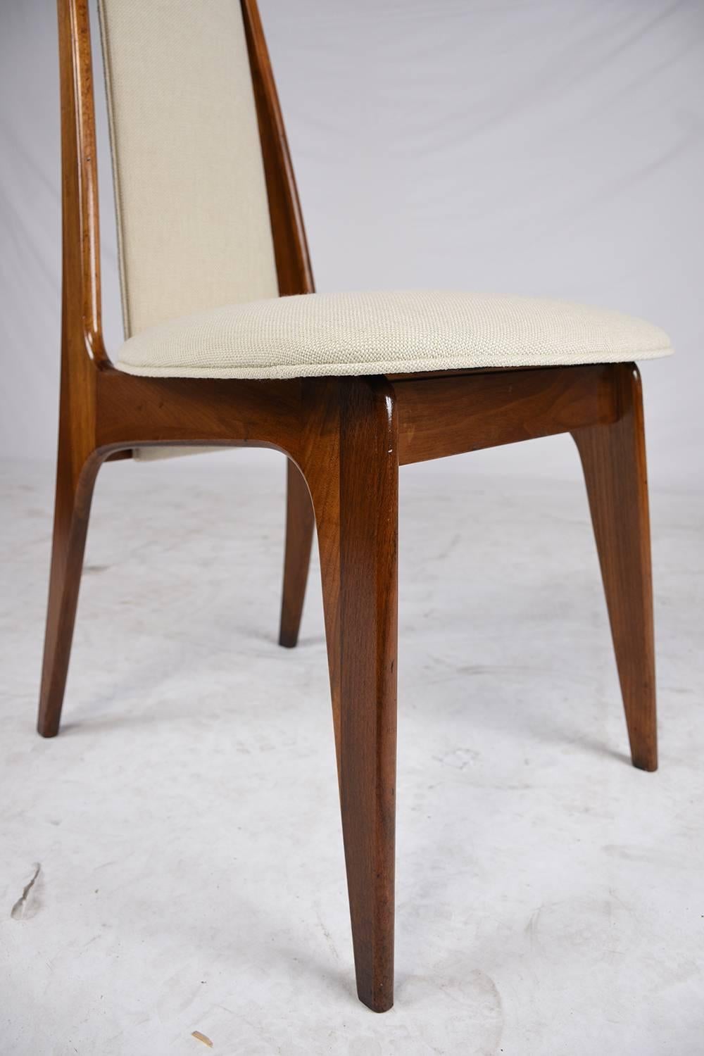 American Set of Eight Dining Chairs in the Manner of Adrian Pearsall