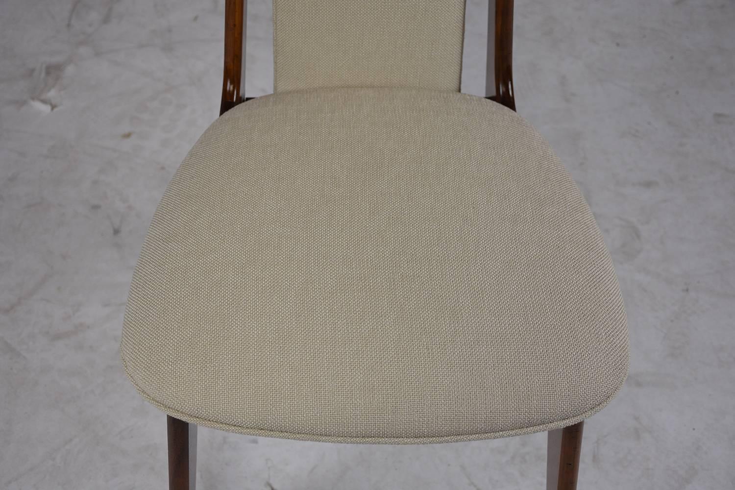 Set of Eight Dining Chairs in the Manner of Adrian Pearsall In Excellent Condition In Los Angeles, CA
