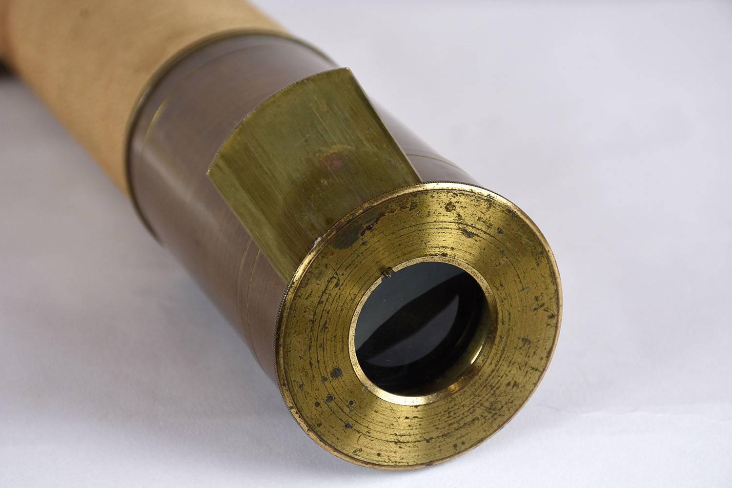 Hand-Crafted Vintage Nautical Spyglass For Sale