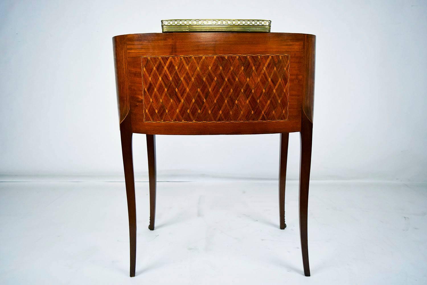 20th Century French Louis XV Inlaid Writing Table