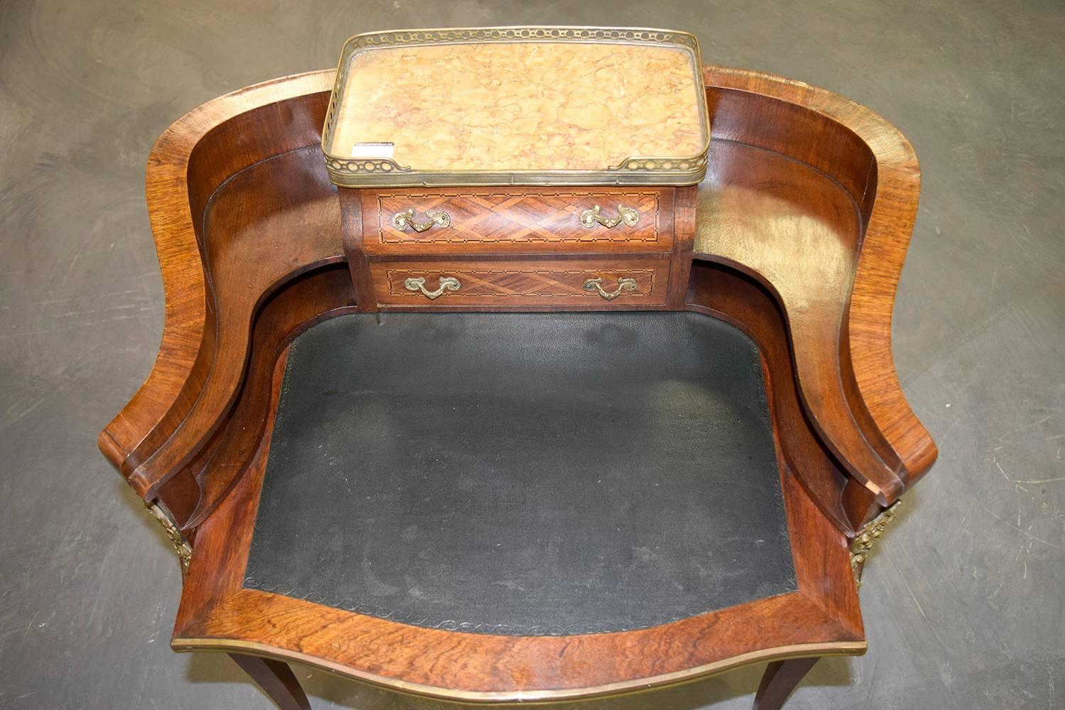 French Louis XV Inlaid Writing Table 6