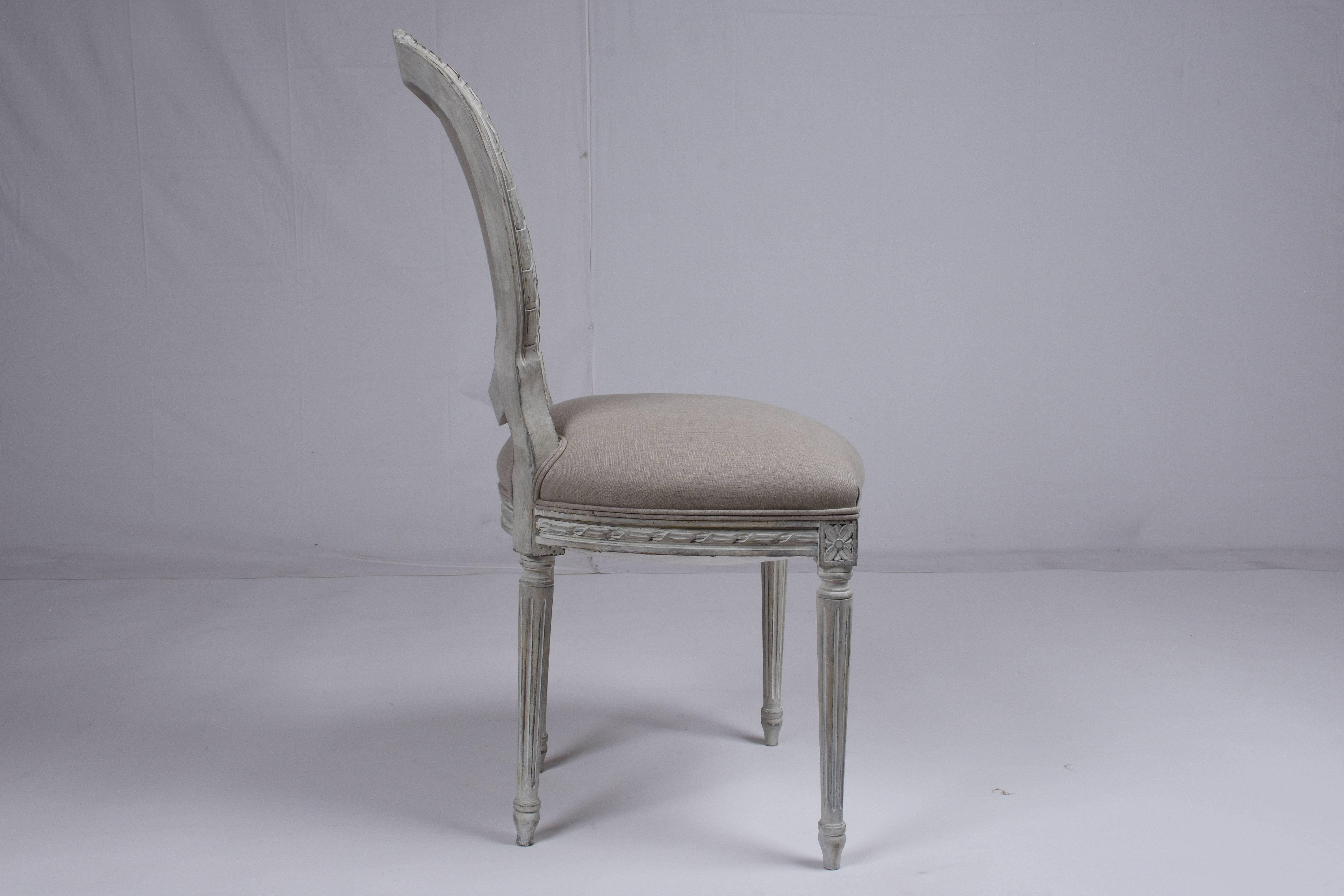 French, Louis XVI-Style Dining Chairs, Set of Eight 2
