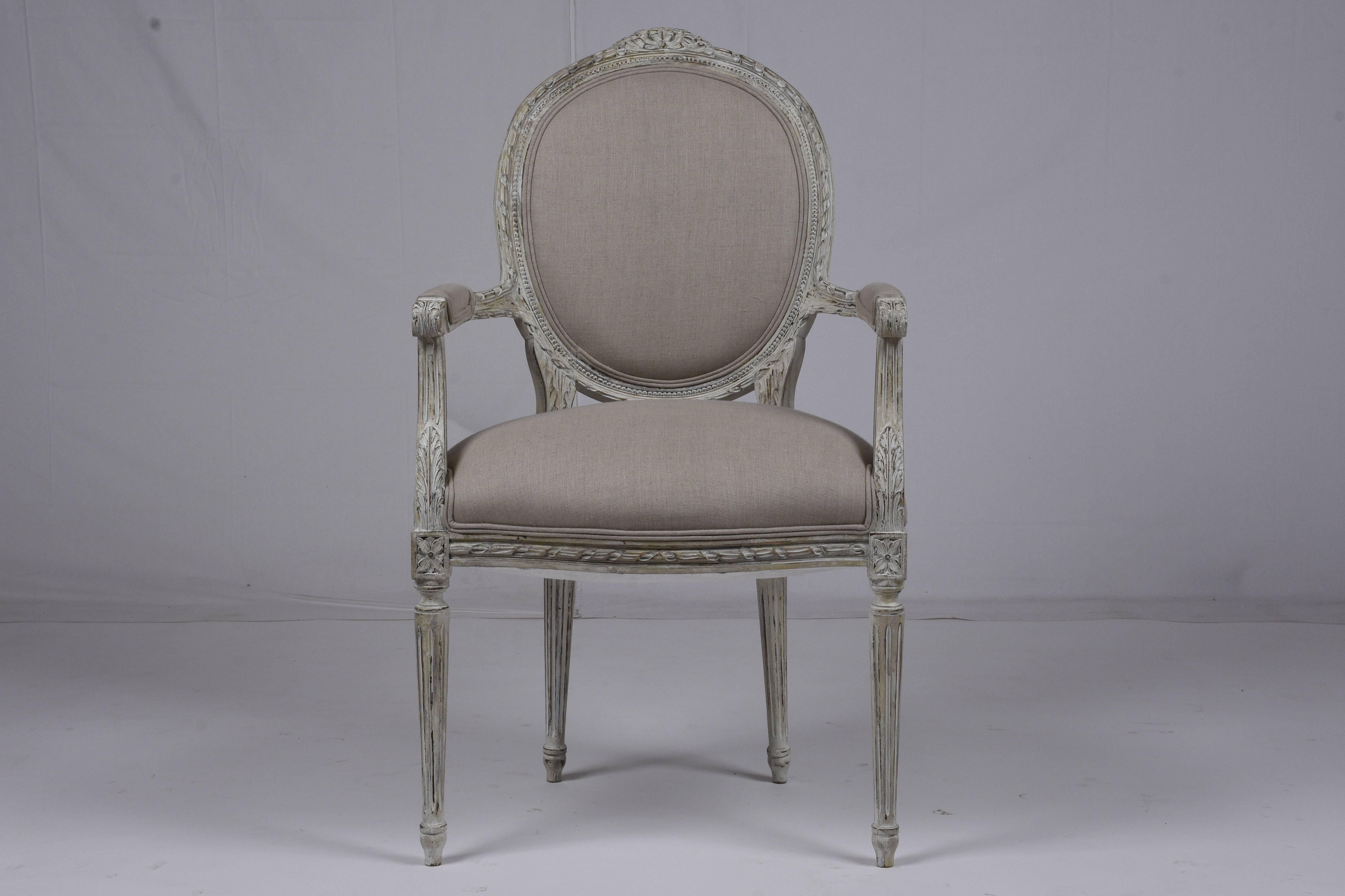French, Louis XVI-Style Dining Chairs, Set of Eight 1