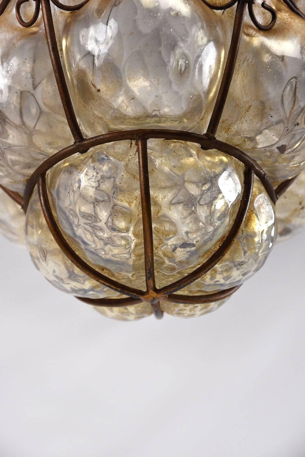 Vintage Murano Glass Pendant Chandelier 2