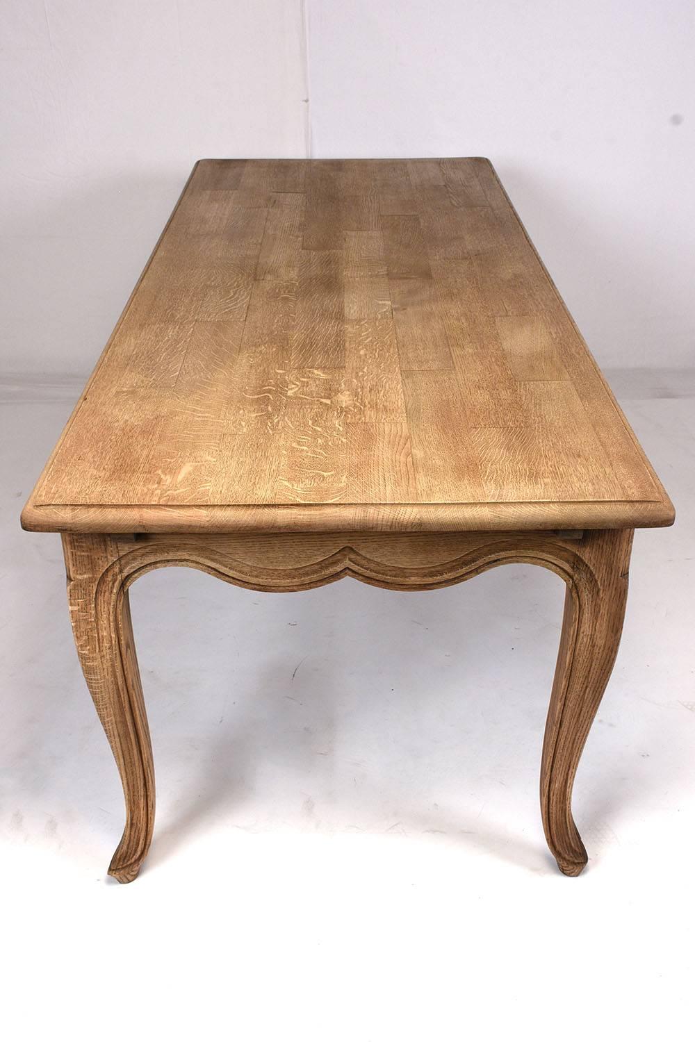 Bleached French Provincial Dining Table