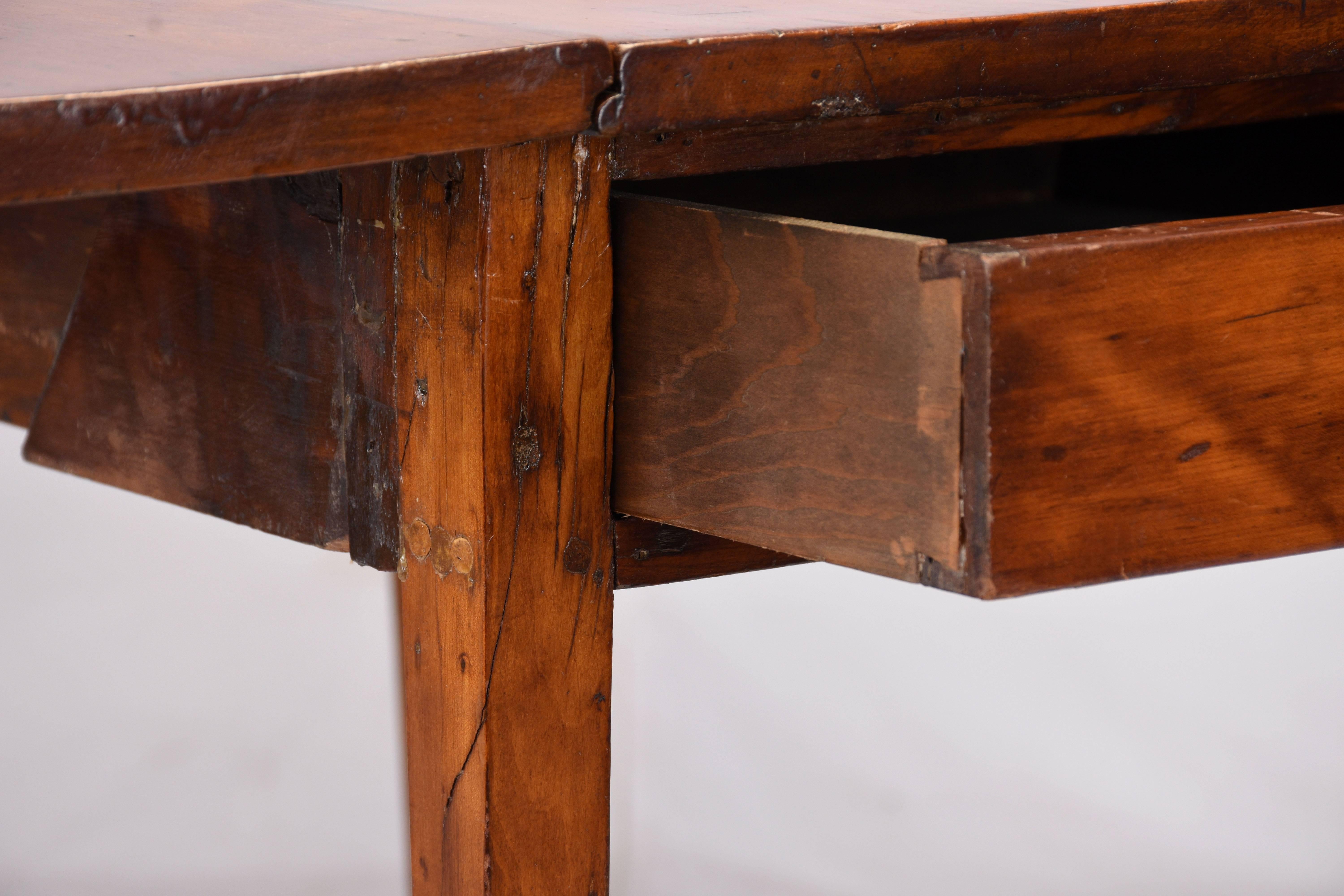 19th Century English Sheraton Pembroke-Style Side Table 2