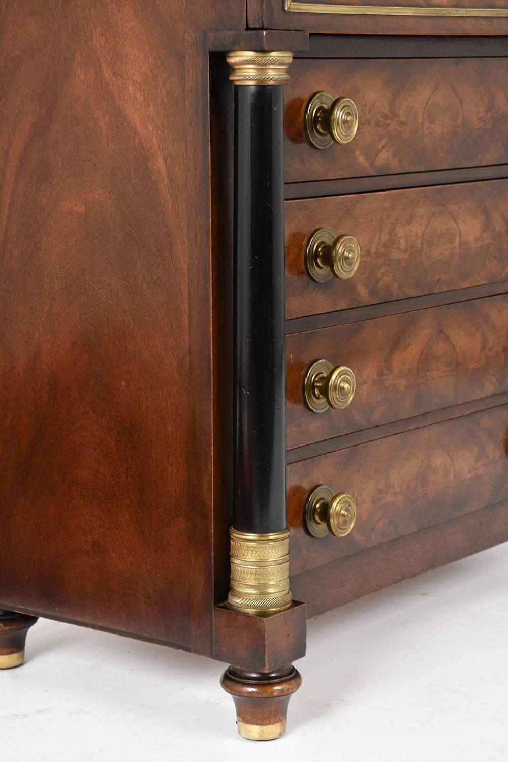 Vintage Empire-Style Small Chest of Drawers 1
