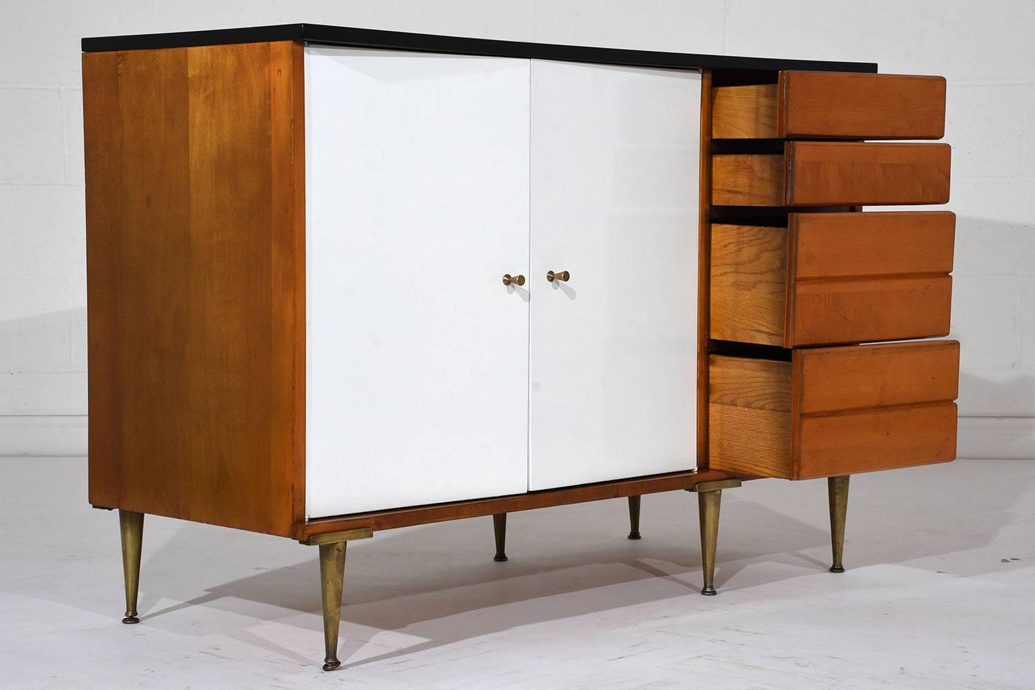 Painted Mid-Century Modern Credenza by Paul McCobb