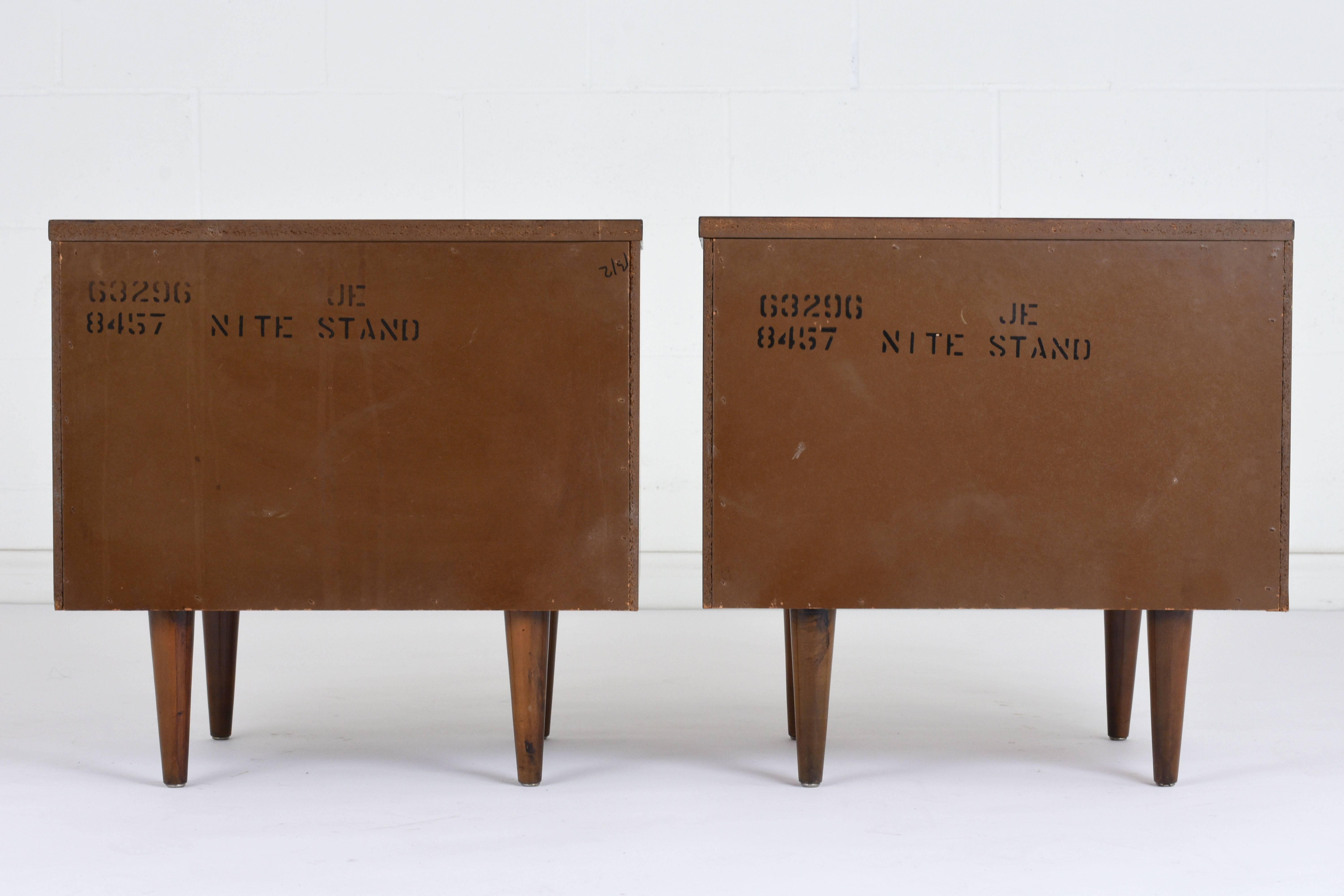Pair of Mid-Century Modern Style Nightstands 2