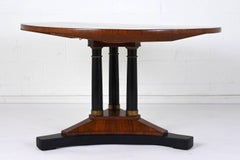 Antique French Empire Round Mahogany Centre Table
