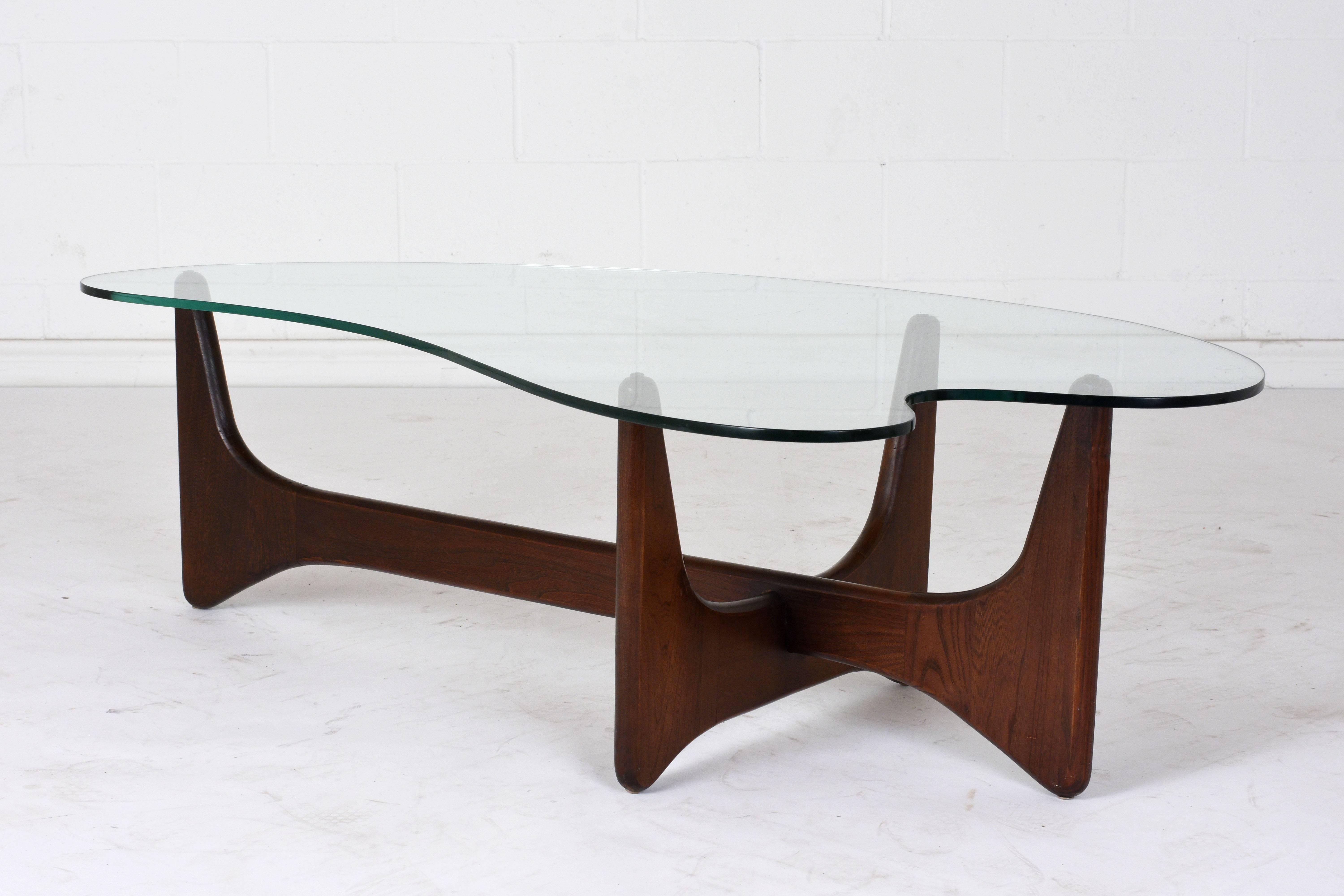 Mid-Century Modern Adrian Pearsall Style Coffee Table In Excellent Condition In Los Angeles, CA