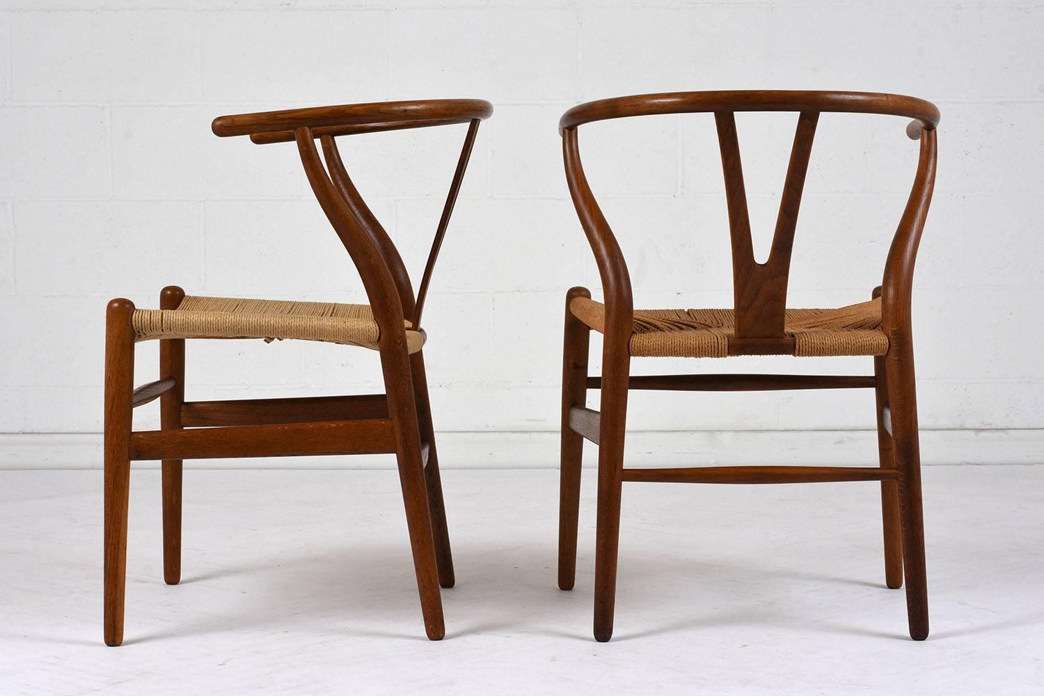 Set of Four Midcentury Danish Dining Chairs In Excellent Condition In Los Angeles, CA