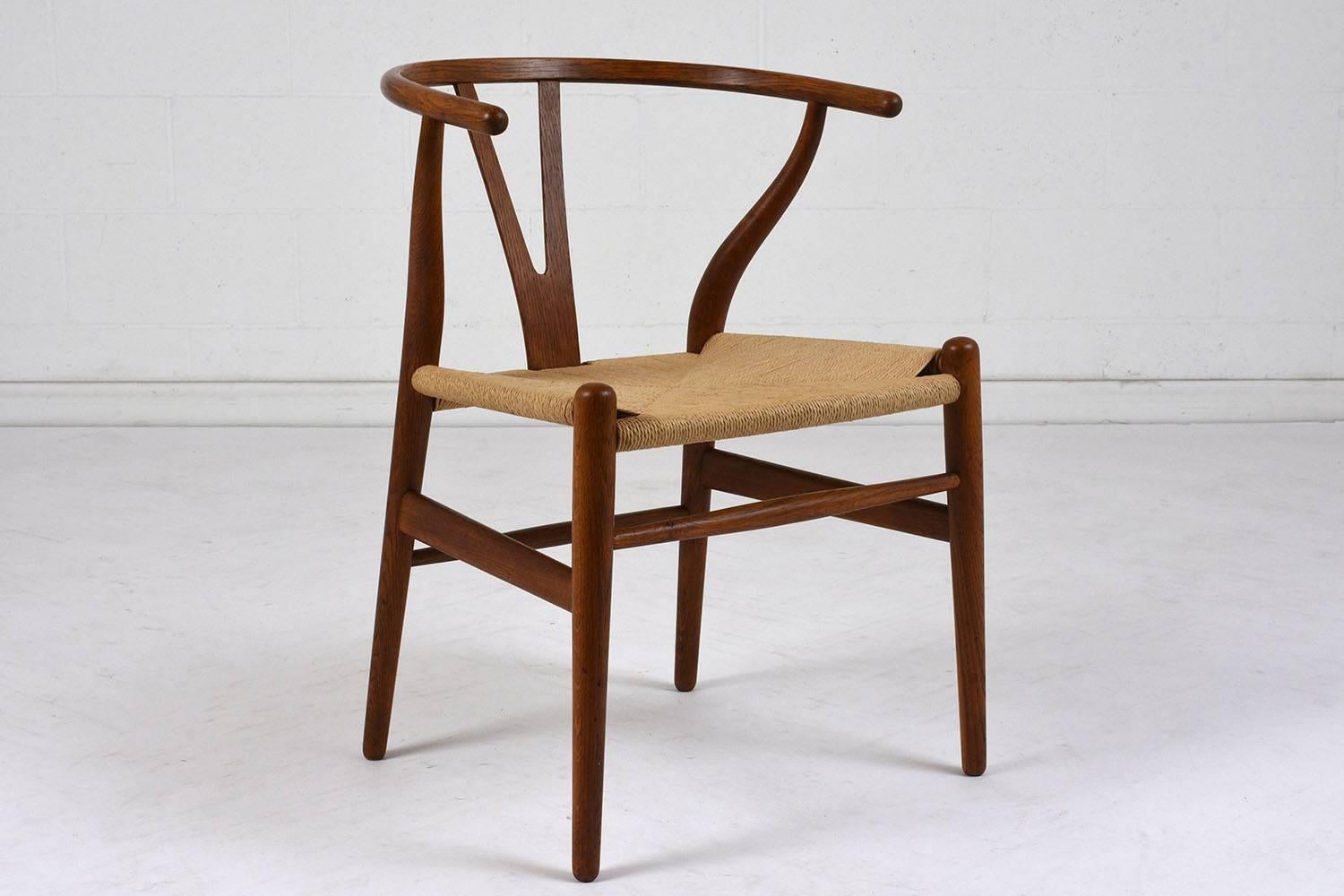 Textile Set of Four Midcentury Danish Dining Chairs