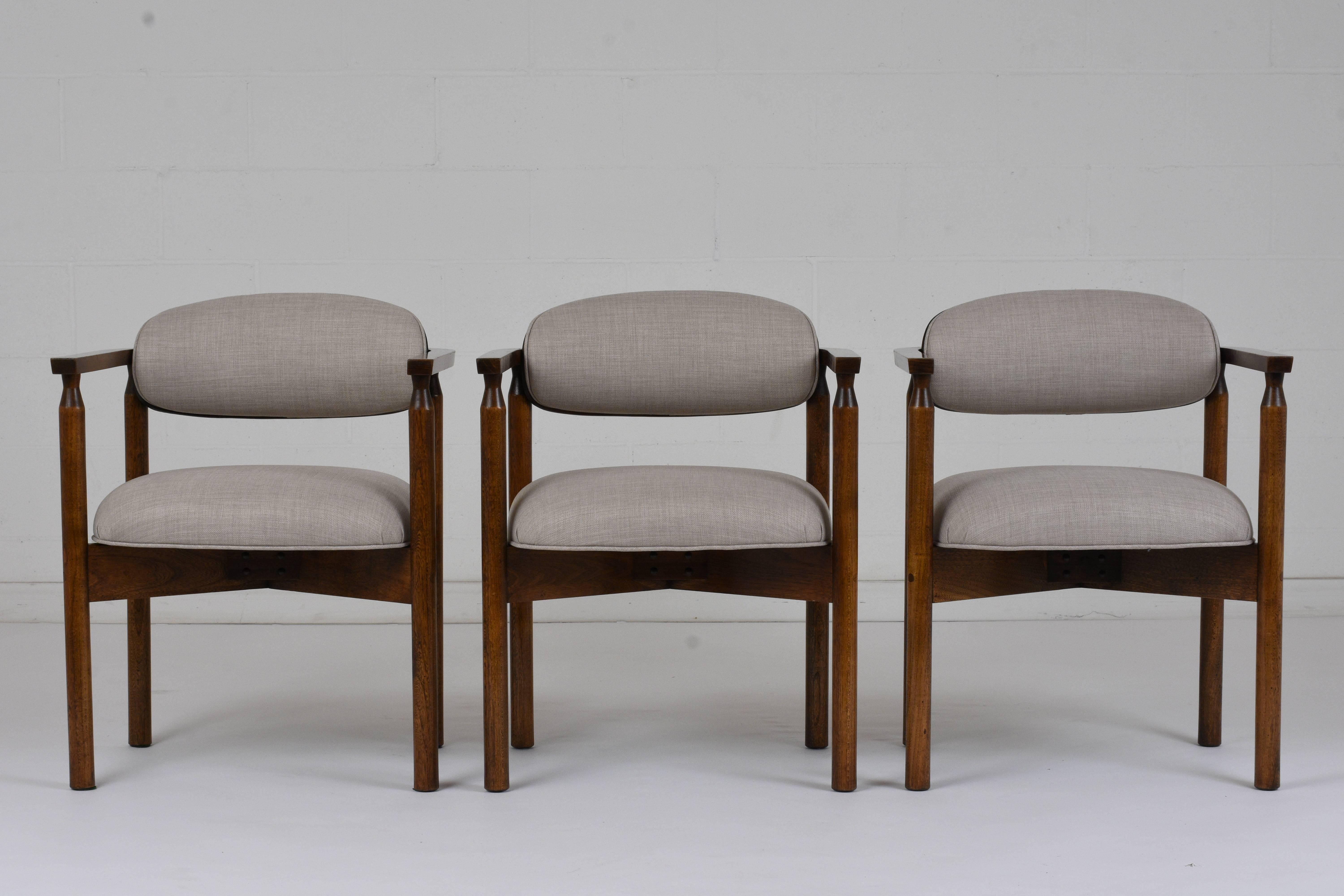 Mid-Century Modern Set of Six Midcentury Dining Chairs
