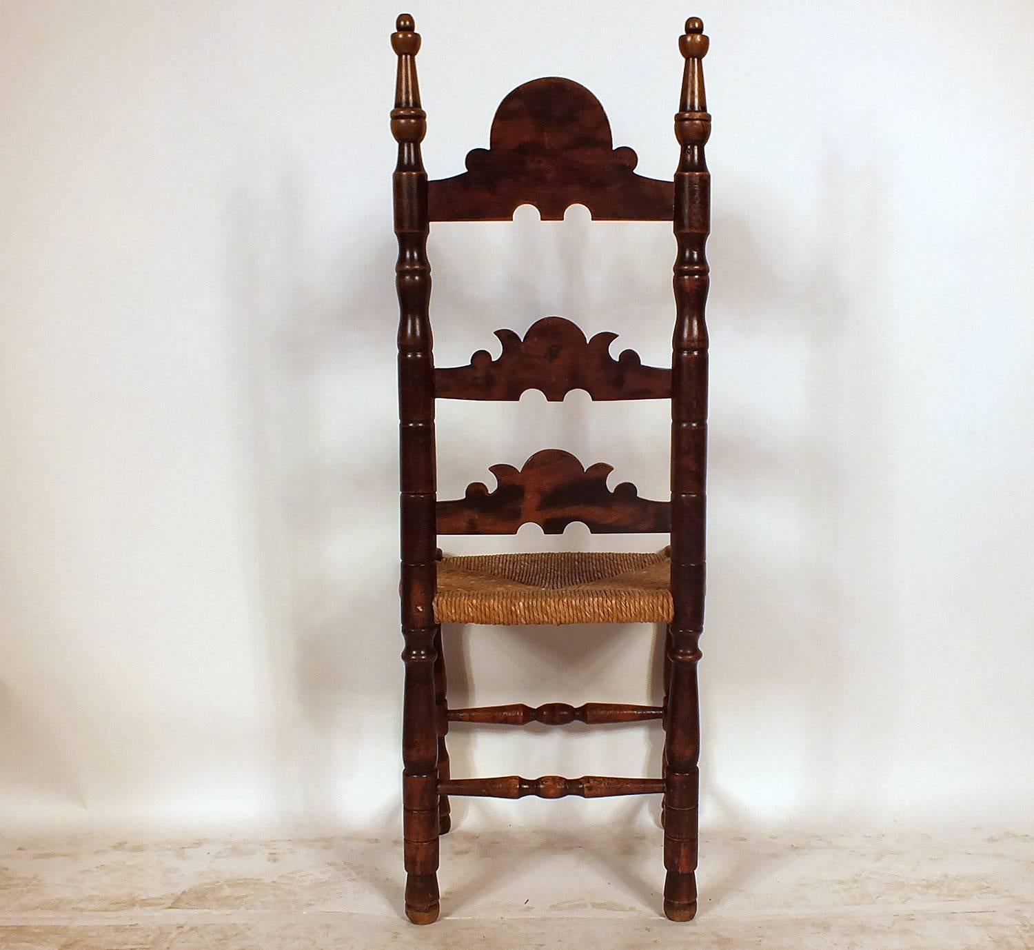 Carved Set of Eight Antique French Provincial Dining Chairs