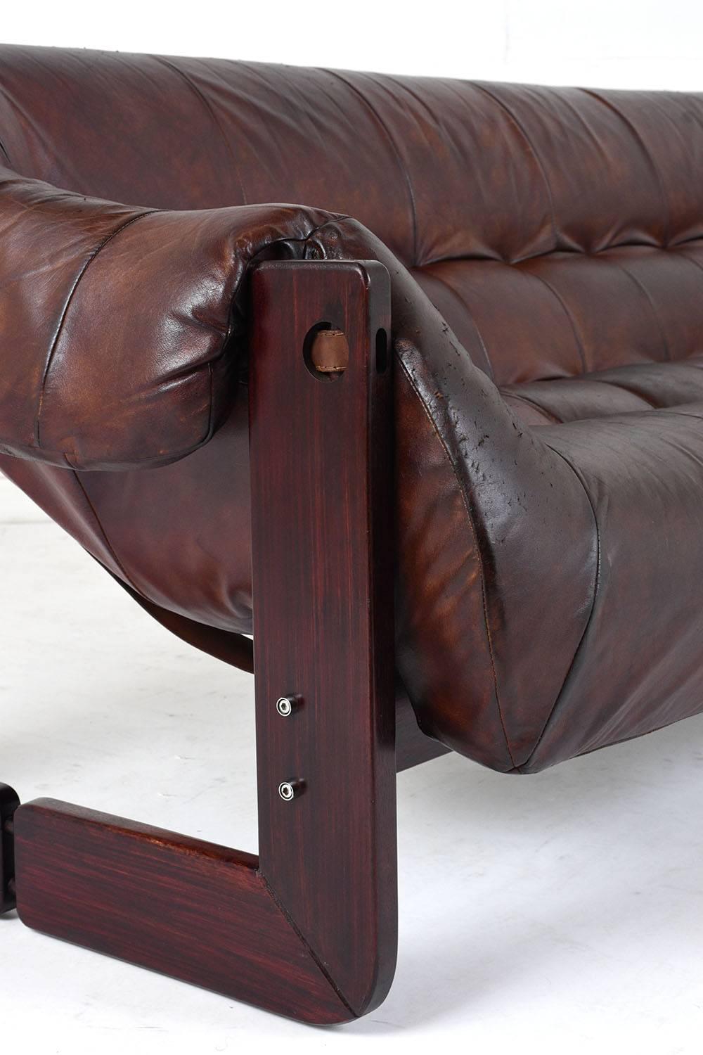 Percival Lafer Leather Sofa 3