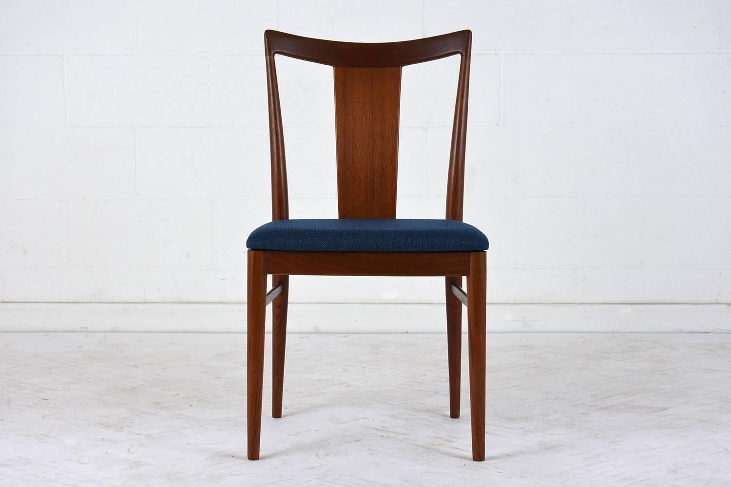 20th Century Set of Six Danish Rasmus Solberg Dining Chairs