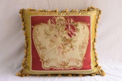 Pair of 19th Century French Abusson Pillows