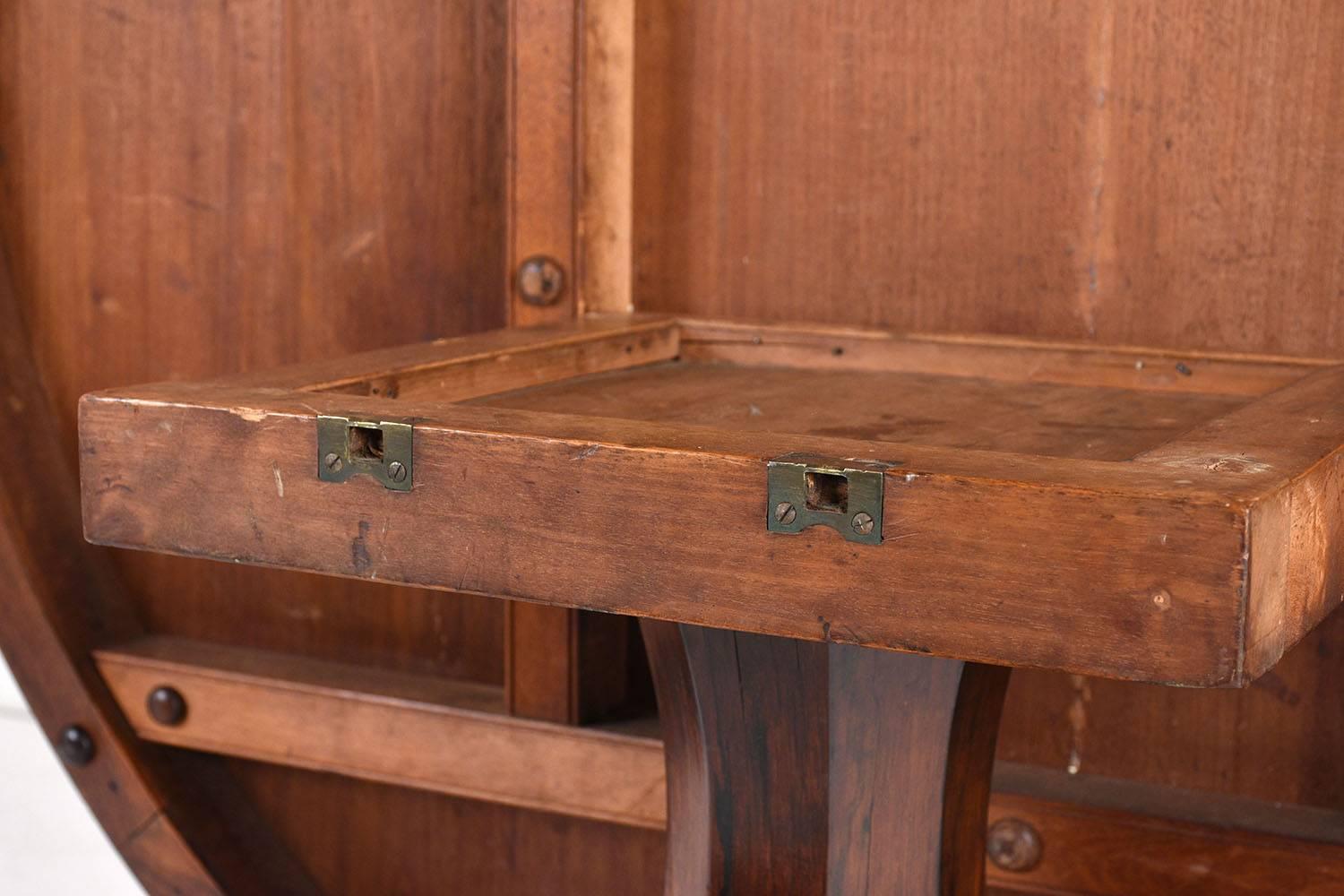 French Empire-Style Rosewood Center Tilt-Top Table 2