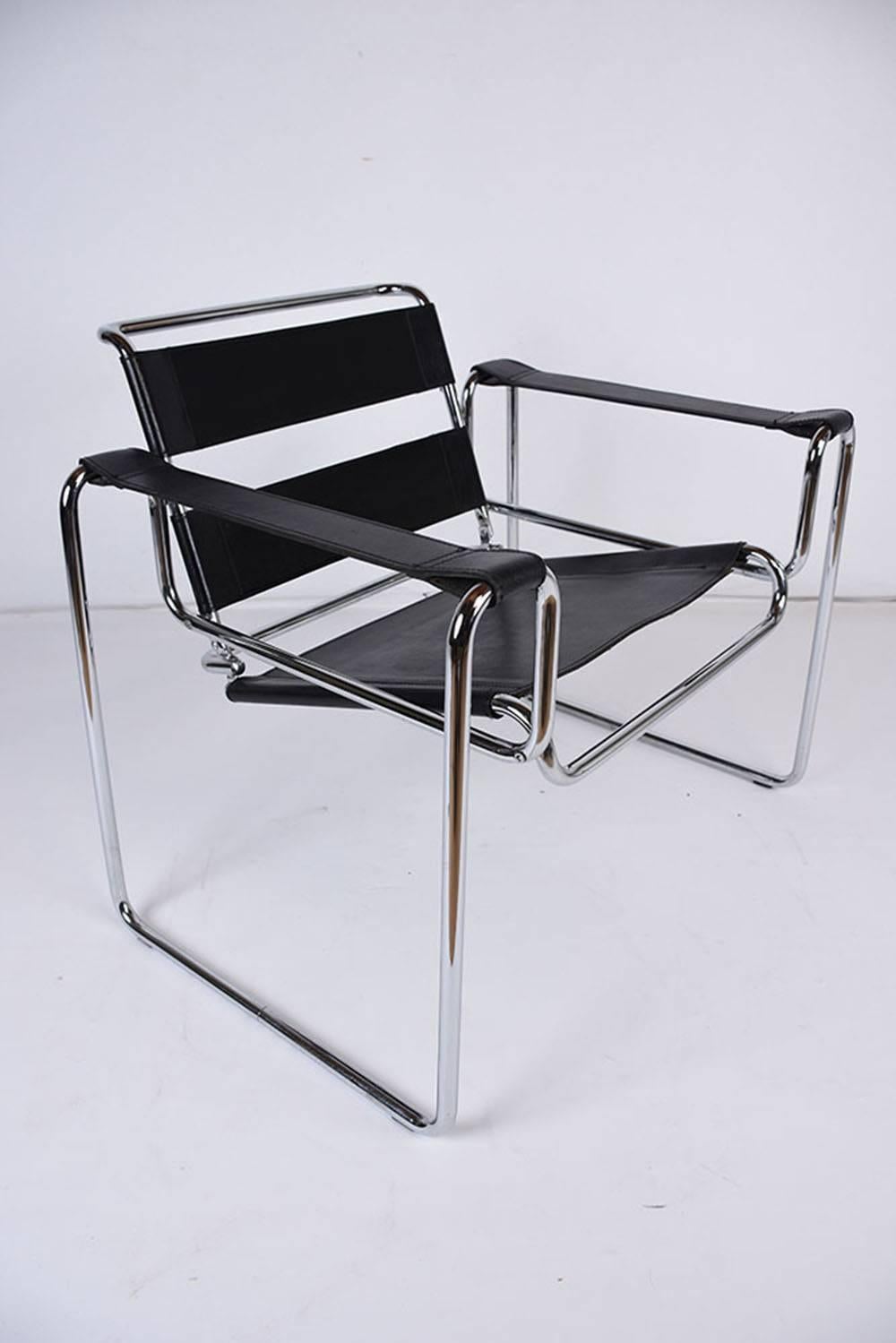 20th Century Mid-Century Modern Wassily-Style Lounge Chairs